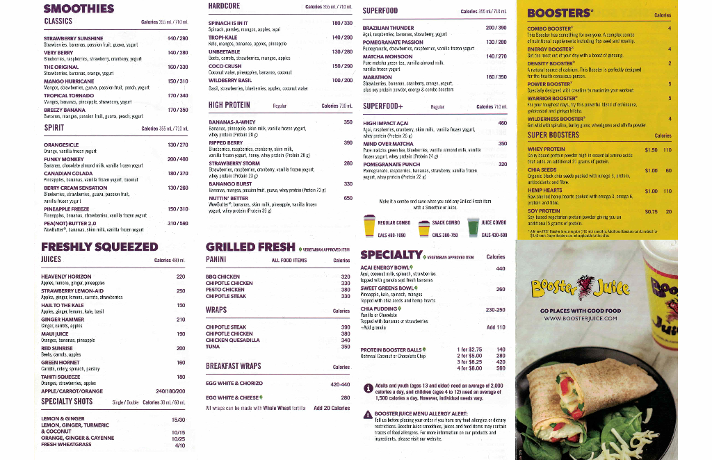 Booster Juice Cornerstone Co Op