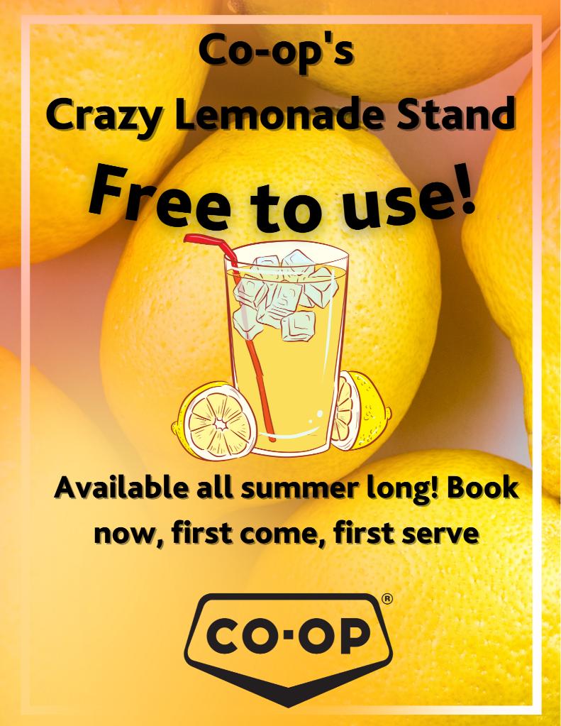 Crazy Lemonade Stand NOW OPEN! Cornerstone Coop